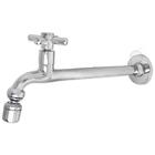 Torneira Tanque Reta Metal Bico Móvel Parede 18cm 1/4v C31 Ca