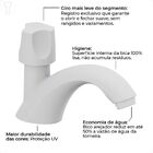 Torneira Tigre Lavat Mesa Orbe Branca 1/2" Blister