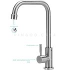 Torneira Tinguá  Para Cozinha Em Aço Escovado