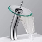 Torneira Vidro Alta Misturador Monocomando Banheiro Cascata P