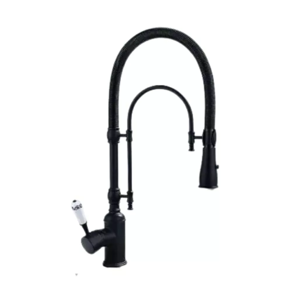 Torneira Vintage Gourmet Alta Retrátil Monocomando e ducha ma