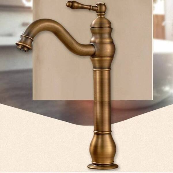 Torneira Vintage Gourmet Retrô Bronze Antigo Quente/Fria 6016