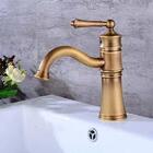 Torneira Vintage Retrô Bica Alta Bronze Antigo Quente/Fria 60