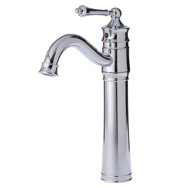 Torneira Vintage Retrô Bica Alta Cromada Veneza Q/f