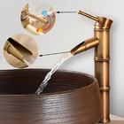 Torneira Vintage Retro De Bambu Monocomando Misturador Inox