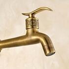 Torneira Vintage Retrô Parede Estilo Europeu Bronze Antigo