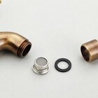 Torneira Vintage Retrô Parede Estilo Europeu Bronze Antigo