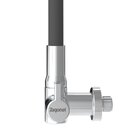 Torneira Zagonel Motion Flexível De Parede Cinza Cinza