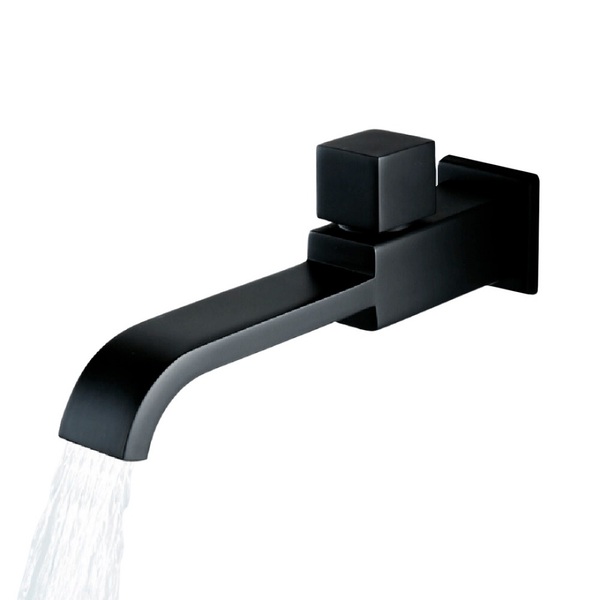 Tornera Para Banheiro Ou Tanque De Luxo Metal Preto Fosco