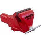 Torno De Bancada Fixo 4" Ferro Nodular Nr 4 Somar