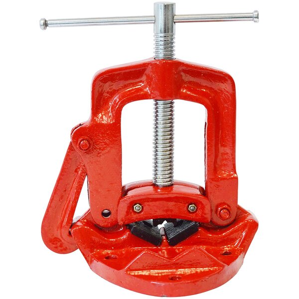 Torno De Bancada Fixo Para Encanador Tocha 2.1/5" Aço Carbono