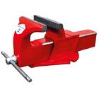 Torno De Bancada Industrial N3 Metalcava Ferro Fundido Vermel