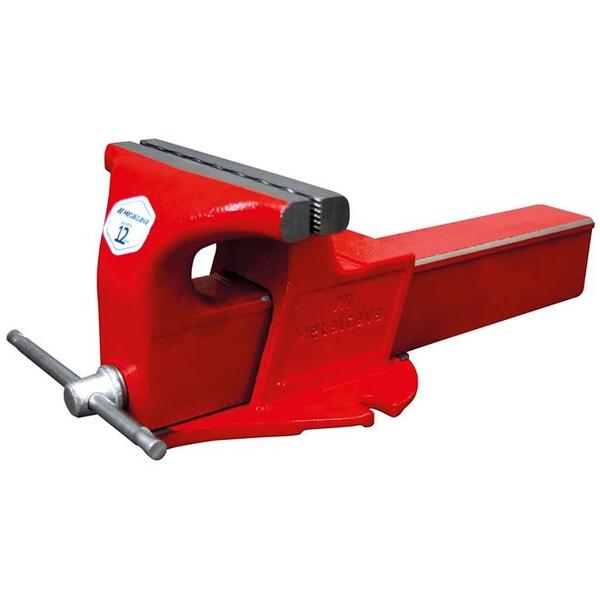 Torno De Bancada Industrial N4 Metalcava Ferro Fundido Vermel