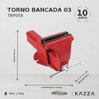 Torno De Bancada Profissional Nº3 Tbp058 - Metalsul