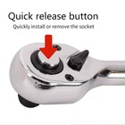 Torquímetro Catraca Chave Digital P Soquete 1/4 Bidirecional