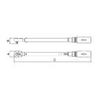 Torquímetro De Estalo Encaixe 3/8" 20-100 N.m