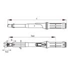Torquímetro Estalo Torcofix Z 100n.m 16mm 4410-01 Gedore