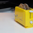 Torradeira Elétrica Amarela - Cadence 220v