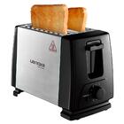 Torradeira Elétrica Lenoxx Inox Black Ptr205 Prata Com Preta