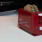 Torradeira Elétrica Vermelha - Cadence 110v / 127v