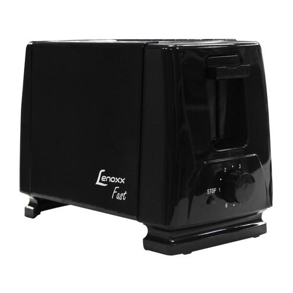 Torradeira Fast Lenoxx, Desligamento Automático, Preta - Ptr2