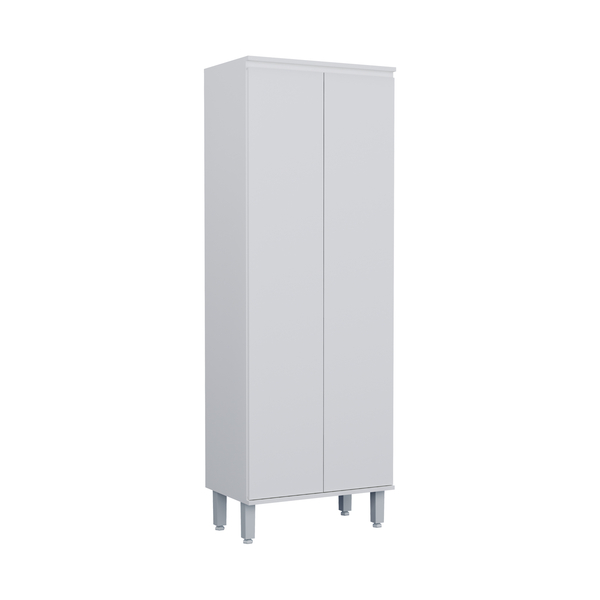 Torre 2 Portas 165x60x36,5cm Madeira Branco Dora I Luciane
