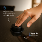 Torre 3 Tomadas Multiplug Retrátil Elevor 3x16a Bivolt Preto