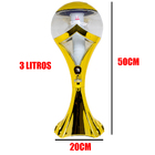 Torre De Chopp 3l Em Plastico Modelo Redondo - Prata