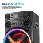 Torre De Som Mondial Tm-2200 Luzes Bluetooth0w Rms App Bivolt
