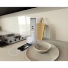 Torre De Tomada Mini Totem Manual 2 Tomadas 20a + 2 Usb - Pra