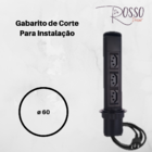 Torre De Tomada Mini Totem Manual 3 Tomadas 20a - Branco