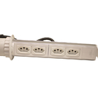 Torre De Tomada Mini Totem Manual 4 Tomadas 20a - Branco