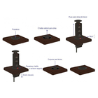 Torre De Tomada Retrátil 2 Tomadas Usb Tipo C Embutir Mesa Pr