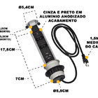 Torre De Tomada Retrátil 2 Tomadas Usb Tipo C Embutir Mesa Pr