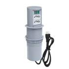 Torre De Tomada Totem Slim Automático 2 Tomadas 10a 3usb 5.2