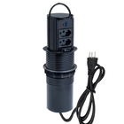 Torre De Tomada Totem Slim Manual Alça 2 Tomada 20a 2usb 3.5