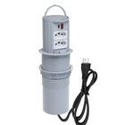 Torre De Tomada Totem Slim Manual Alça 2 Tomada 20a 2usb 3.5