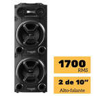 Torre Double 10 Polegadas 1700w Bluetooth Sp501 Pulse