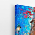 Torre Eiffel Arte Pinceladas Colorida Quadro Canvas 60x40cm