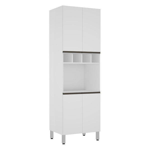 Torre Forno com Nicho 70cm Branco Spring Luciane