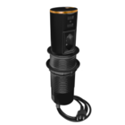 Torre Mini Totem Autom. 1 Tom 20a + 2 Usb - Preto E Bronze