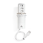 Torre Multiplug 2 Tomadas + 2usb (a+c) + Indução Ouro
