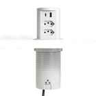 Torre Multiplug 2 Tomadas Elétricas + 2usb (a+c) 20a Cinza