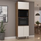 Torre Para Cozinha Para Microondas E Forno Com 3 Portas  Éban