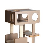 Torre Para Gatos Tom - 1 Prateleira De Sisal 70cm De Comprime