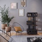 Torre Para Gatos Tom - 1 Prateleira De Sisal Preta