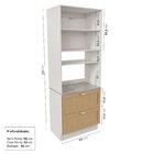 Torre Para Microondas Arizona Cabecasa Madeiraoriginals