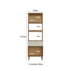 Torre Para Microondas E Forno 2 Portas Florença Naturalle/sab