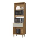 Torre Para Microondas E Forno 2 Portas Florença Naturalle/sab