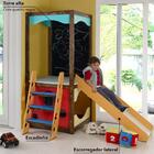 Torre Playground Para Brinquedoteca Iii Com Multibrinquedos C